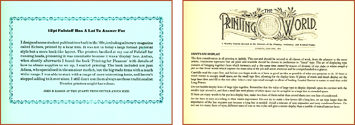 Small Printing 2011